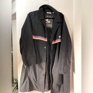 Rainbow Trench Coat